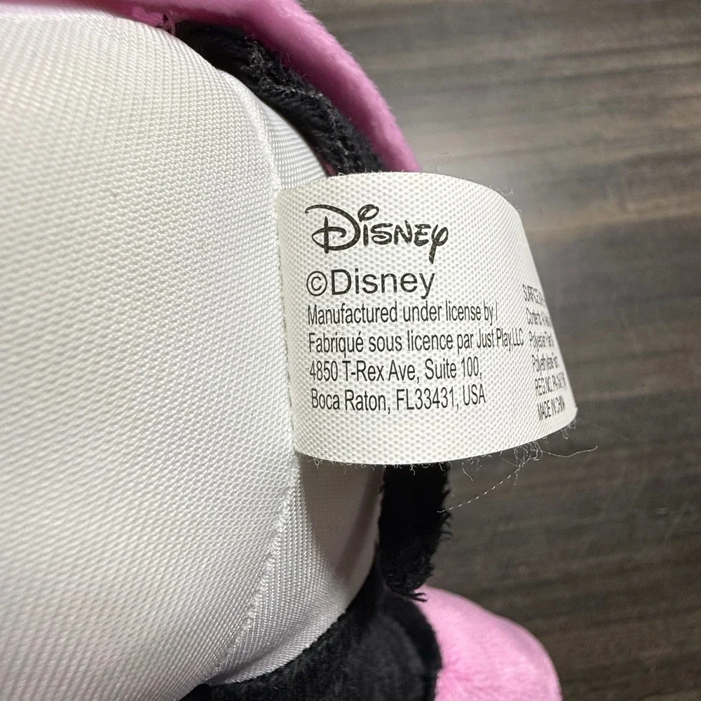 Disney Minnie Mouse‎ Plush Pink Polka Dot Dress Stuffed Animal Toy